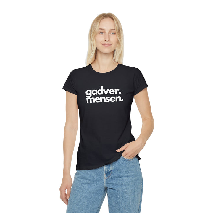 "Gadver. Mensen." T-shirt. Dames - Zwart