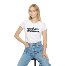 "Gadver. Mensen." T-shirt. Dames - Wit