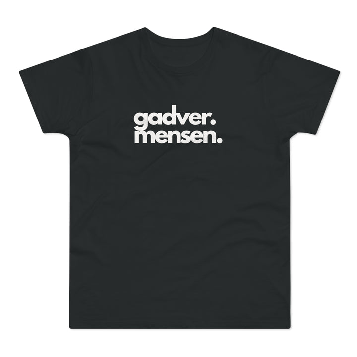 "Gadver. Mensen." T-shirt. Heren - Zwart