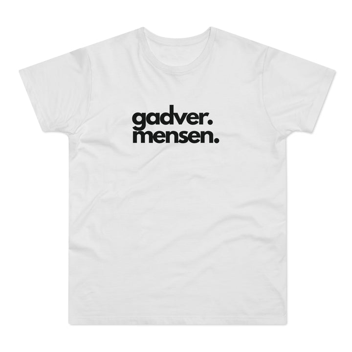"Gadver. Mensen." T-shirt. Heren - Wit