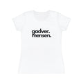 "Gadver. Mensen." T-shirt. Dames - Wit